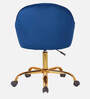 Novas Guest Chair In Blue Velvet  Finish