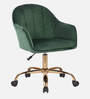 Novas Guest Chair In Green Velvet  Finish