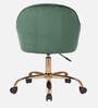 Novas Guest Chair In Green Velvet  Finish