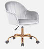 Novas Guest Chair In Grey Velvet  Finish