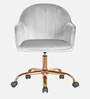 Novas Guest Chair In Grey Velvet  Finish
