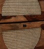Novaska Sheesham Wood Shoe Cabinet in Rustic Teak Finish