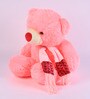 Novel Pink Fur 21 x 1 x 3 Inch Teddy Bear With Scarf