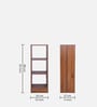 Zenith Bookshelf in Columbian Walnut Finish