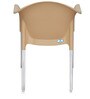 NS09SS Plastic Chair in Biscuit Finish, Set of 2