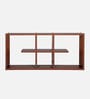 Zenith Wall Mounted Book Shelf in Columbian Walnut Finish