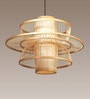 Novelty Handmade Bamboo Pendant Hanging Light (Beige)