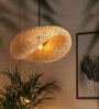 Novelty Handmade Bamboo Pendant Hanging Light (Beige)