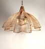 Novelty Handmade Bamboo Pendant Hanging Light in Beige Colour