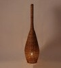 Novelty Rattan Floor Lamp in Brown Colour