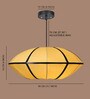 Novelty Silk Hanging Light (Off White)