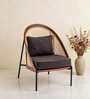 Novena Lounge Chair In Grey Colour Novena Lounge Chair In Grey Colour