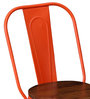 Novo 4 Seater Dining set in Orange Colour