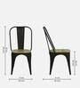 Spaulding Metal Iconic Chair in Black Colour