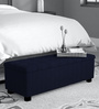 Mexico Bench With Storage In Royal Blue Colour
