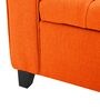 Nowia Recamier With Storage In Vivid Orange Colour