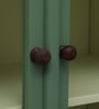Noyes Mango Wood 4 Door Cabinet In Green Colour