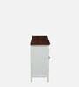 Noyes Mango Wood 4 Door Cabinet In White Colour