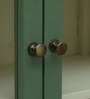 Noyes Mango Wood Cabinet In Green Colour With Drawers