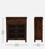Noyes Mango Wood Cabinet In Tubbaq Finish With Drawers