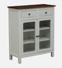 Noyes Mango Wood Cabinet In White Colour With Drawers
