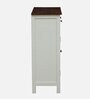 Noyes Mango Wood Cabinet In White Colour With Drawers