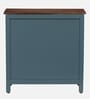 Noyes Solid Wood Cabinet In Slate Grey Colour