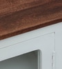 Noyes Solid Wood Cabinet In White Colour