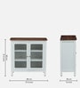 Noyes Solid Wood Cabinet In White Colour