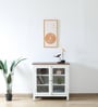 Noyes Solid Wood Cabinet In White Colour