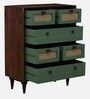 Noyes Solid Wood Chest Of Drawers In Green Colour