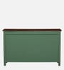 Noyes Solid Wood Sideboard In Green Colour