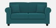 Numonk Fabric 2 Seater Sofa In Arabian Green Colour