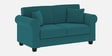Numonk Fabric 2 Seater Sofa In Arabian Green Colour