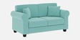 Numonk Velvet 2 Seater Sofa in Barmuda Aqua Colour
