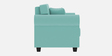 Numonk Velvet 2 Seater Sofa in Barmuda Aqua Colour