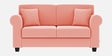 Numonk 2 Seater Sofa In Blush Pink Colour