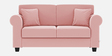 Numonk Velvet 2 Seater Sofa in Millennial Pink Colour