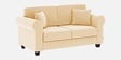 Numonk Velvet 2 Seater Sofa in Sandy Beige Colour