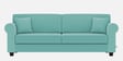 Numonk Velvet 3 Seater Sofa in Barmuda Aqua Colour