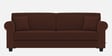 Numonk Velvet 3 Seater Sofa in Chocolate Brown Colour