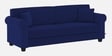 Numonk Velvet 3 Seater Sofa in Indigo Blue Colour