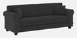 Numonk Velvet 3 Seater Sofa In Cool Grey Colour