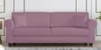 Numonk 3 Seater Sofa In Puce Pink Colour