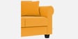 Numonk Velvet 3 Seater Sofa in Saffron Yellow Colour