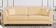 Numonk Velvet 3 Seater Sofa in Sandy Beige Colour