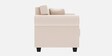 Numonk Velvet 3 Seater Sofa in Warm White Colour