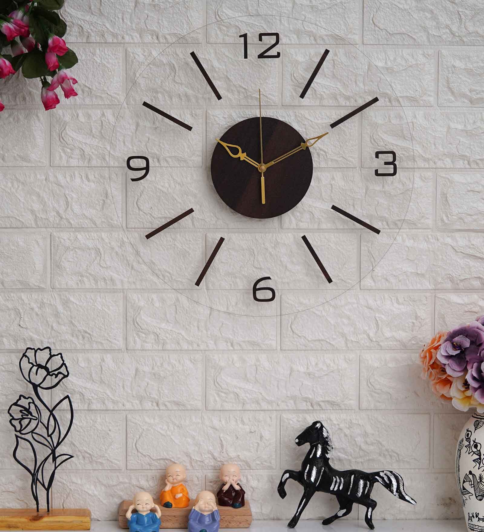 Buy Numerical Acrylic Novelty Wall Clock at 15 OFF by The Next Decor
