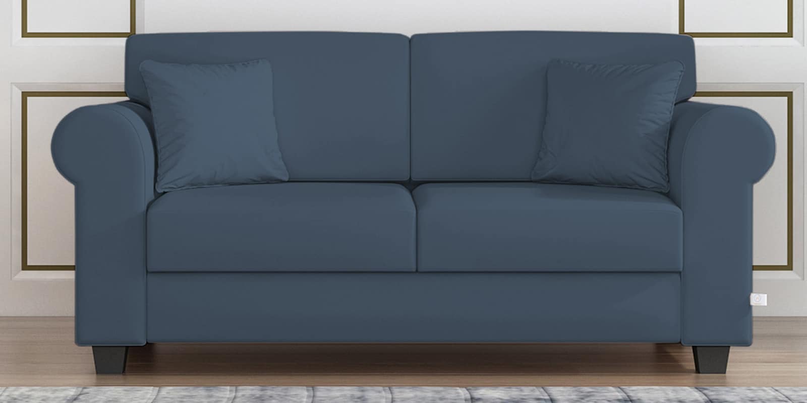 Numonk Velvet 2 Seater Sofa in Oxford Blue Colour