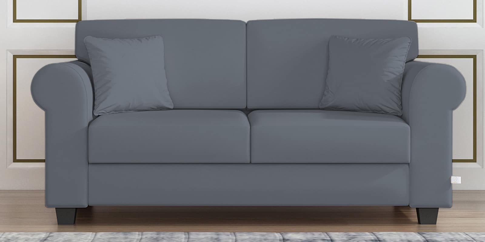 Numonk 2 Seater Sofa In Pubble Grey Colour
